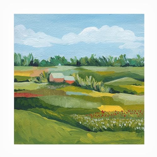 Trademark Fine Art Outdoor Canvas Art - Grace Popp 'Idyllic Valley I' Wall Art…