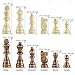 iBaseToy Folding Wooden Chess Set with 60 Game Rules Cards for Adults Kids Beginners Large Chess Board - 15