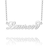 Q&Locket Lauren Name Necklace Personalized