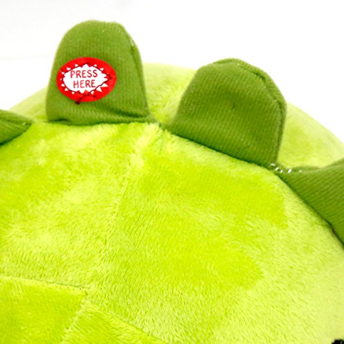 image for Kinbor Baby Kids Toy Plush Rocking Horse Little Dinosaur Theme Style R