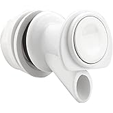 ZAITOE White Push Button Spigot Replacement For Igloo 2, 3, 5, 10 Gallon Beverage Coolers