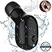 Temdan Waterproof Bluetooth Earbud, Mini Invisible Wireless Bluetooth Earphone Snug in Ear Car Headphone with Mic Showering Driving Sports Earbud (Anti-Lost) for iPhones,Tablets and More(1 Piece)