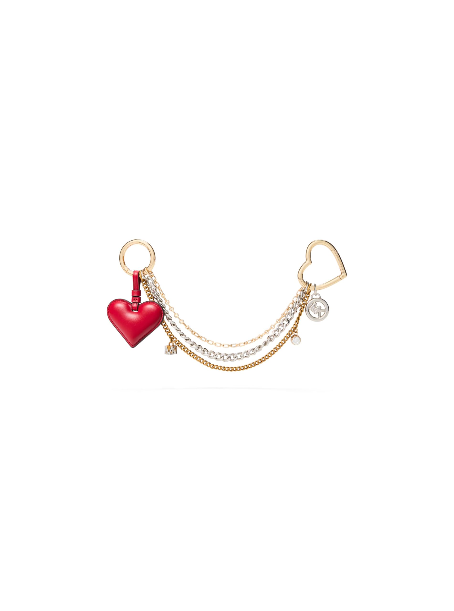 Michael Kors Bag Charm, Gold-Tone/Multi/Jewel Heart