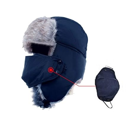 boys grey trapper hat