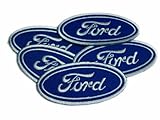 Ford Logo Patches Motorsports Limited 5pcs Embroidered Patch SIZE : 1.5 x 3.5 INCHES