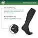 Wanderlust Knee-High Merino Wool Compression Socks For Men and Women Charcoal, Medium