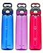 Contigo 24oz Autospout Addison Water Bottle, 3 Pack (Monaco, Orchid & Sangria)