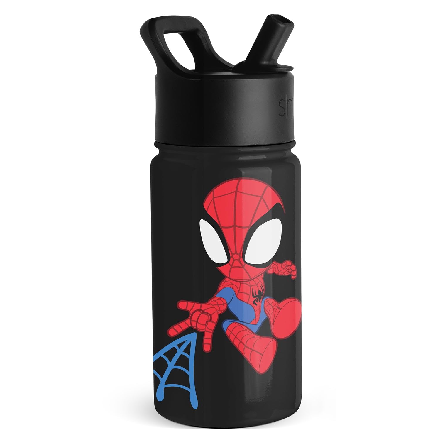 Photo 1 of Simple Modern Kids Summit Water Bottle with Straw Lid | Marvel Spider Man 14oz Stainless Steel Cup Insulated Tumbler for Toddlers, Boys, School | Spidey Kid