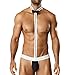 TIAOBU US Mens Borat Mankini Costume Swimsuit Thong Underwear