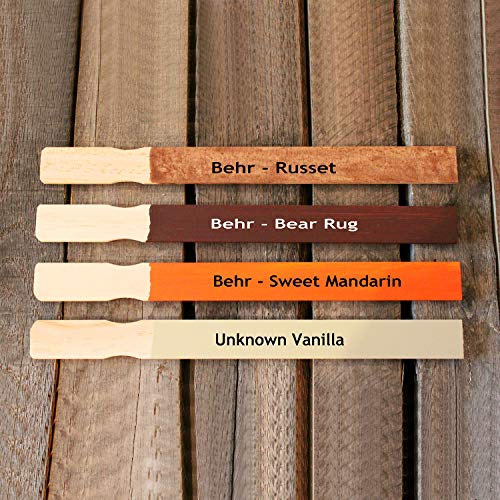 Woodman Crafts Paint Sticks 12" Inch Premium Grade Wood Stirrers Made