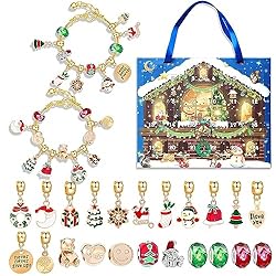 Christmas Advent Calendar Bracelet Girls 24 Days