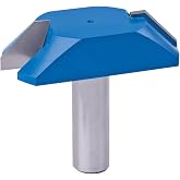 Kreg 1/4-Inch by 2-Inch Notching Bit, PRS4205, 1/4-Inch by 2-Inch | Notching Router Bit for Single-pass Wood Notching to Cut Clean Grooves and Notches, Single Pass Wood Notching Router Bit