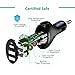 CHOETECH USB C Car Charger, 3-Port 18W Power Delivery Car Charger with 12W 2.4A Dual Ports Fast Charging Car Adapter Compatible iPhone SE/11/11 Pro/11 Pro Max/XS/XS Max/XR/X/8, Samsung Note 10/S10/S9