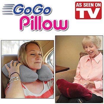 Gogo Pillow 3 In 1 Travel Pillow Neck Pillow Tablet Holder