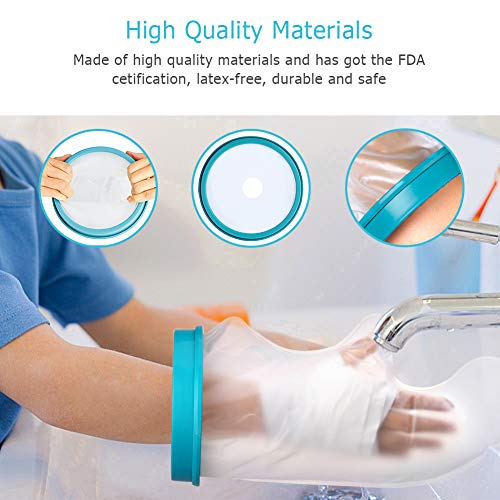 Doact Kids Hand Cast Cover for Shower Bathing, Waterproof Cast