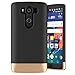 LG V10 Case, Encased Ultra Thin (2016 SlimShield Edition) Full Coverage, Hybrid Tough Shell (Smooth Black)