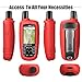 TUSITA Case Compatible with Garmin GPSMAP 62 62s 62st 62sc 62stc 64 64s 64st 64sc 64x 64sx 64csx 65 65s - Silicone Protective Cover - Handheld GPS Navigator Accessories (RED)
