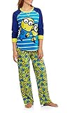 Minions 2 Piece Women's Fleece Pajama Set (M 8/10)