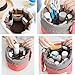 Bao Core BXT Travel Cylinder Makeup Bag Wash Toiletry Bag Case Pouch Bathroom Organizer with a Small Storage Bag