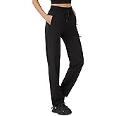 Zylioo 32"/34" Inseam Women's Tall Hiking Pants, Lightweight Quick Dry Cargo Pants with Zipper Pockets for Outdoor Activities