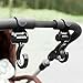Stroller Hooks Organizer Buggy Clips for Diaper Bag by NimNik Baby 2 Pack