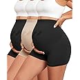 Y25D Maternity Shapewear Seamless Underwear Over Bump Pregnancy Shorts High Waist Panties Under Dress Belly Support