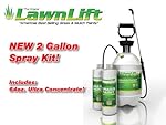 Lawnlift Grass Painting Kit- Includes Professional 2 Gallon Sprayer & 64oz. (Green) Ultra Concentrated Grass Paint Bottle = up to 5 Gallons Usable Product & Covers *up to 2000 Sq Ft. *coverage depends on condition of grass, sprayer setting, desired shade and dilution ratio.