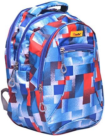 Sanstar Men's Printed Hifora1 Nylon 28 Liters School Backpack One Size Blue