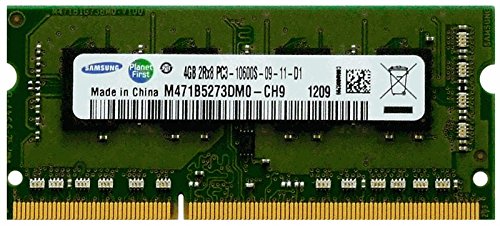 4GB PC3-10600 DDR3-1333 2Rx8 1.5V 204-pin SODIMM (p/n CRH)
