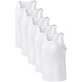 DAVID ARCHY Men's Tank Top Bamboo Rayon Undershirts Tank Shirt Moisture-Wicking A-Shirt for Men, 3 or 5 Pack