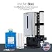 Mouthwash Dispenser Starter Kit (Chrome) - For GotFreshBreath Alcohol-free Mouthwash