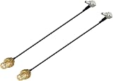 Vecys SMA Female to CRC9 Male Right Angle 90 Degree RG174 15cm Cable for 4G LTE view 1