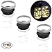 iThird Mason Jar Lights Waterproof, Solar String Lights Outdoor Warm White 2 Pack 20 LED for Christmas Thanksgiving Day Party Wedding Deck Decorative Lighting(Jars Included)