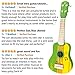 Hape Green Ukulele for Beginners| 21 Inch Ukulele Musical Instrument Toy for Toddlers and Preschoolers Age 3 Years and up