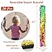 Scratch Art Set, 55 Piece Rainbow Magic Scratch Paper for Kids Black Scratch Off Art Crafts Notes Boards Sheet with 5LUDILO Wooden Stylus for Easter Party Game Christmas Birthday Gift