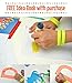 Dinosaur Arts and Crafts Kit Supplies for Kids & Preschooler includes: Dab & Dot Markers, Stencils, Mosaic, Sketch Book, Pom Poms, Googly Eyes & Pipe Cleaners -A Busy Box of Activities Over 100 Pieces
