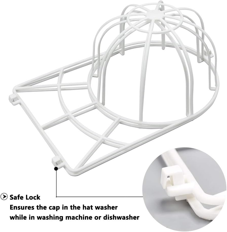 3Pack Cap Wash Cleaner Baseball Hat Cage Holder Fitted Frame For