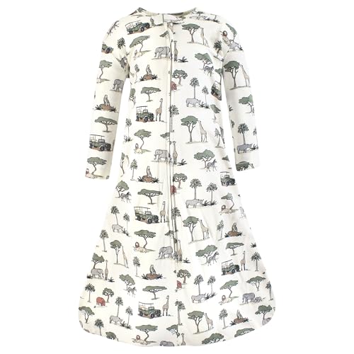 Hudson Baby Unisex Baby Long Sleeve Cotton Jersey Sleeping Bag, Sack, Blanket,…