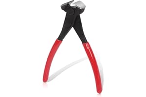 Swpeet 1Pcs 8 Inch Red High Carbon Steel Nail Puller, Pliers, Nail Remover Tool Cutting Pliers End Cutting Pliers Carpenter T