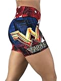 Activewear Wonder Woman Superhero Crossfit Yoga Women's Booty Boy Gym Shorts