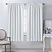 NICETOWN Insulated Room Darkening Curtain Panels - (Cloud Grey Color) W52 x L63, 2 Pieces, Room Darkening Window Treatment Drape Panel