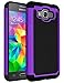 Galaxy J2 Prime Case,Galaxy Grand Prime Plus Case,ANLI(TM)[Shock Absorption] Drop Protection Hybrid Dual Layer Armor Protective Case Cover for Samsung Galaxy J2 Prime/Galaxy Grand Prime Plus Purple