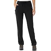 TBMPOY Women's Hiking Pants Lightweight Water Resistant Travel Joggers Quick Dry Work Outdoor Pant Zipper Pockets