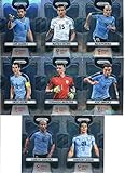 2018 Panini Prizm World Cup Soccer Uruguay Team Set of 8 Cards: Edinson Cavani(#209), Carlos Sanchez(#210), Diego Godin(#211), Fernando Muslera(#212), Jose Gimenez(#213), Luis Suarez(#214), Matias Vecino(#215), Maxi Pereira(#216)