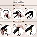 Lupantte Mommy Shopping Hook, Universal Stroller Hook Clips, 4 Pack X-Large 6.7x4.1 Inch, Great Accessory for Walking, Carry Baby Diaper Bags, Groceries, Clothing, Purse. etc