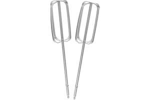 UTHCLO 2pcs Hand Mixer Spare Parts Electric Mixer Replacement Parts Stainless Steel Egg Beater for