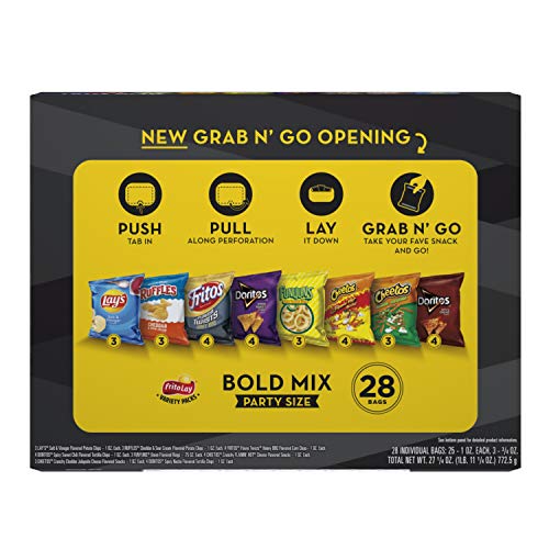 Frito-Lay Variety Packs, Bold Party Mix, (28 Count)