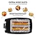 2 Slice Toaster best rated prime Evenly And Quickly Black Stainless Steel Bagel Toaster With 2 Wide Slots