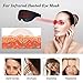 Far Infrared Heated Eye Mask,Graphene Heating Warm Compress Eye Mask for Relieve Dry Eyes Puffy Eyes Styes Meibomian Gland Dysfunction Blepharitis