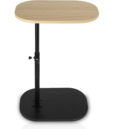 Amazon.com: Simcat C Shaped Side Table,Adjustable Height C Table End Table  for Couch,360°Swivel Couch Side Tables Slide Laptop Desk for  Sofa/Bed/Bathtub/Rotating Tabletop (Concavity) : Home & Kitchen